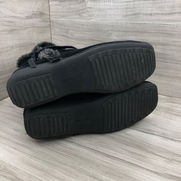 Weatherproof Boot Company Ankle Boots Women's 10 Becky Black Suede Zip Booties - Picture 9 of 10